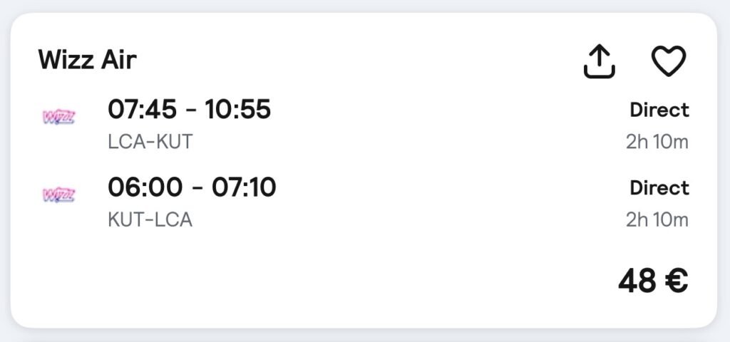 5-Day Trip to Kutaisi - Georgia from Larnaca for β¬132 1