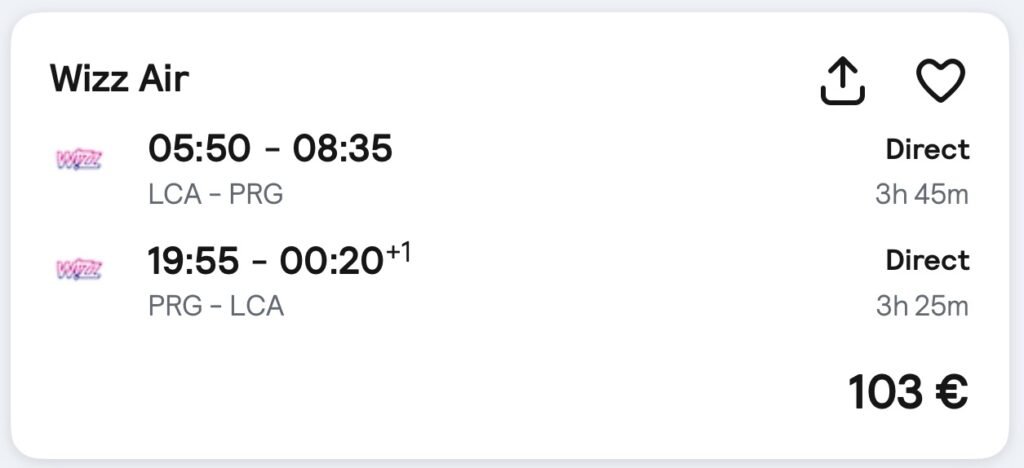 4-Day Trip to Prague from Larnaca for €243 1