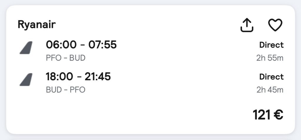 4-Day Trip to Budapest from Paphos for €271 1